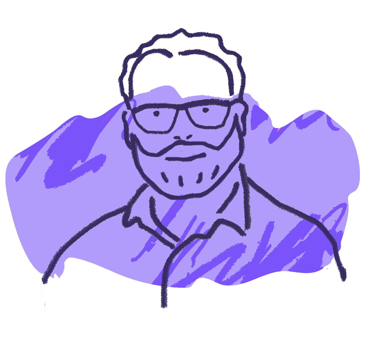 Guy Granger illustrated headshot
